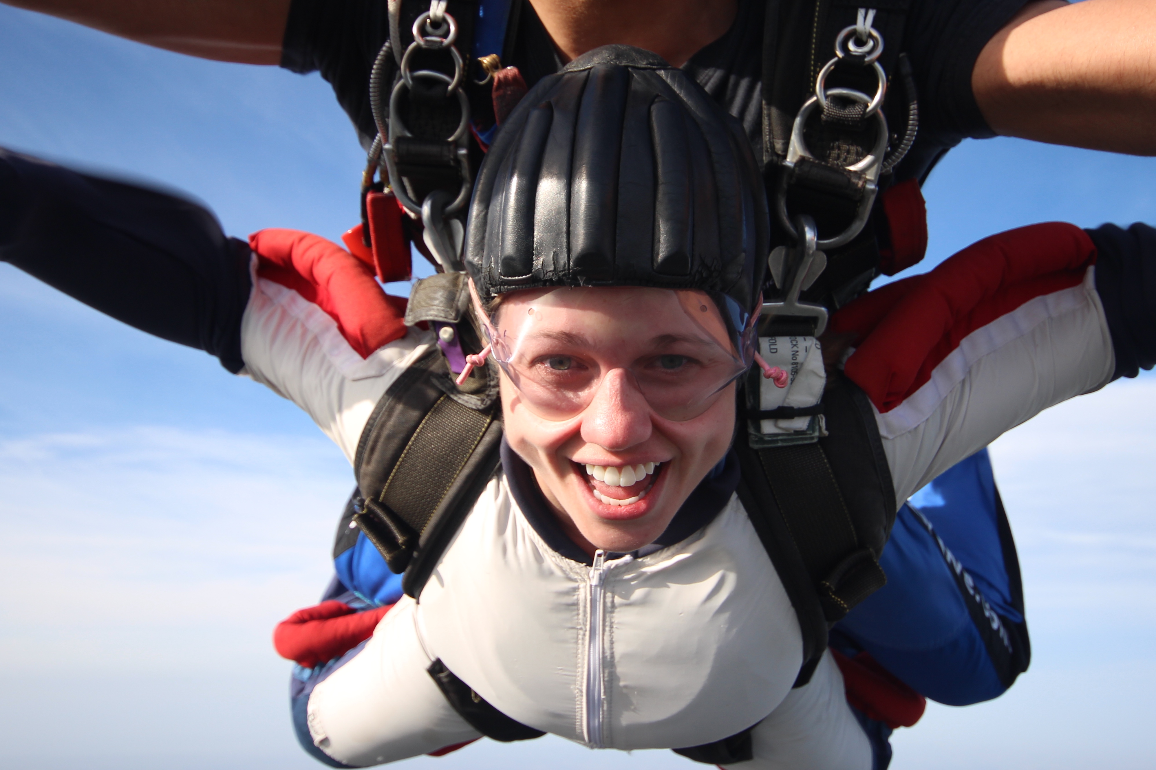 Skydiving.